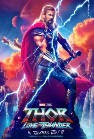 Divulgado novo pôster para Thor: Amor e Trovão.