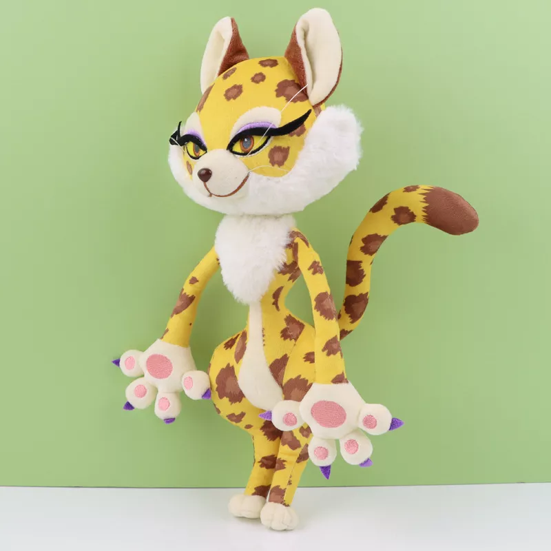 Pelúcia Kirby Nintendo 38cm Clawroline brinquedo de pelúcia a terra esquecida jogo personagem boneca de pelúcia o chefe leopardo brinquedos de presente macio para crianças natal 4